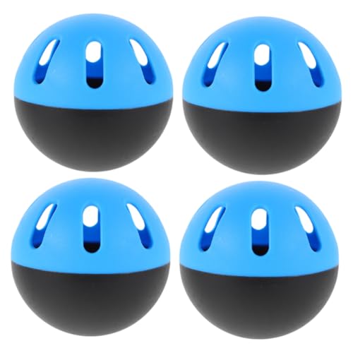 BRIGHTFUFU Eva Practice Baseballs 4pcs Set 74mm Soft Indoor/Outdoor Balls Training Equipment for Baseball Indoor/Outdoor Training