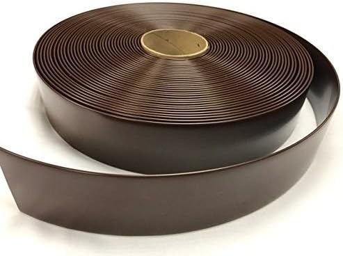 LEMBERG 2 Inch Wide, 100ft Long Vinyl Strap - Replacement Straps for Patio Chairs - Vinyl Strapping for Patio Furniture Repair - Durable Seat Repair Kit for Lawn Chairs, Outdoor Furniture (Brown)