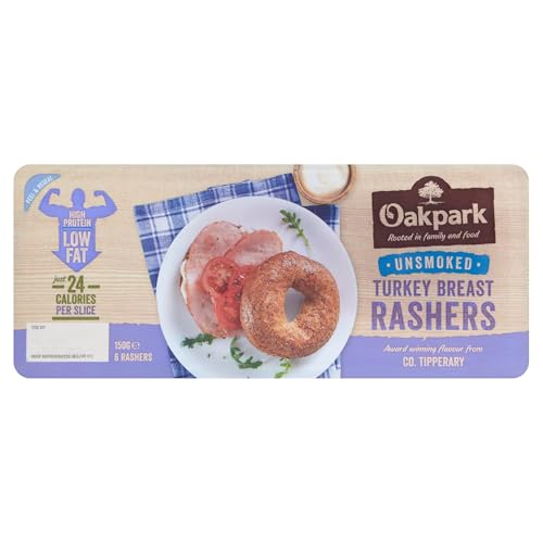 Oakpark Unsmoked Turkey Rashers 150g