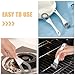 Ipetboom 2pcs Soft Grout Cleaner Brush Set for Kitchen and Bathroom Ergonomic Handheld Crevice Cleaning Tool for Hard Reach Gaps and Corners Multi-Functional Design