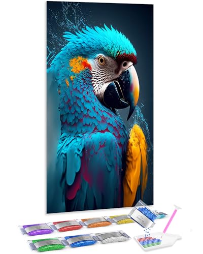 Punto de cruz diamante Jumpdot de loro: conecta con tu creatividad y decora tu hogar