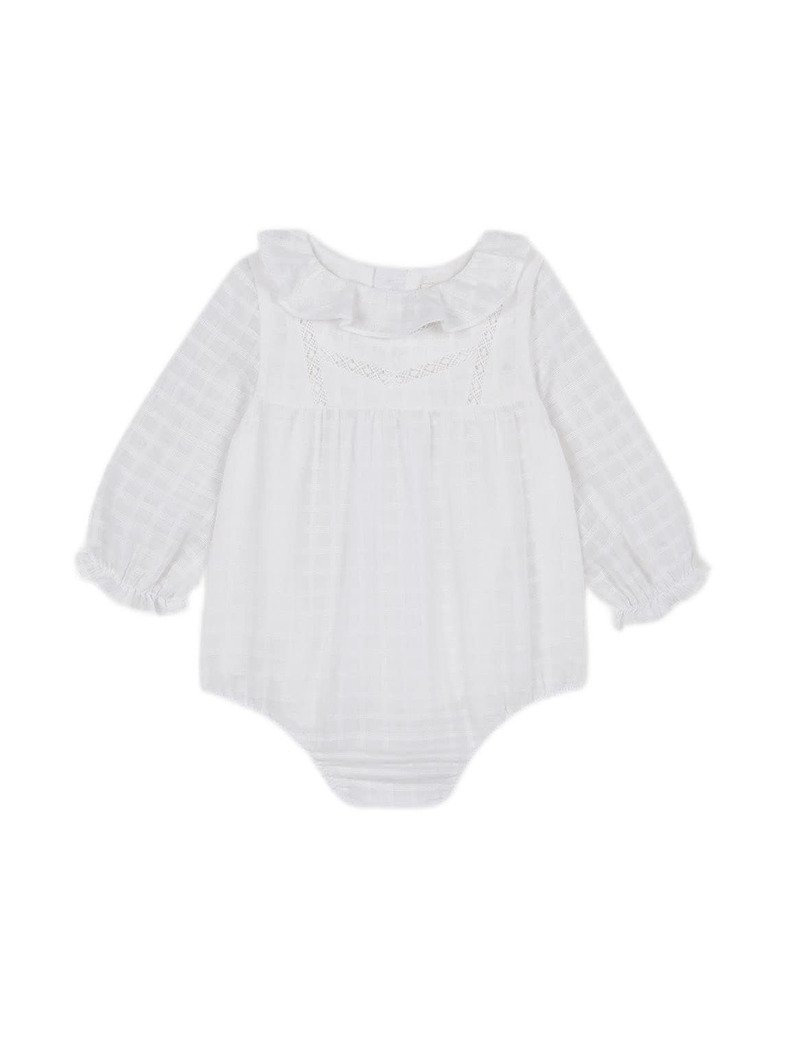 Robe bébé fille Gocco combi short fleur - 5