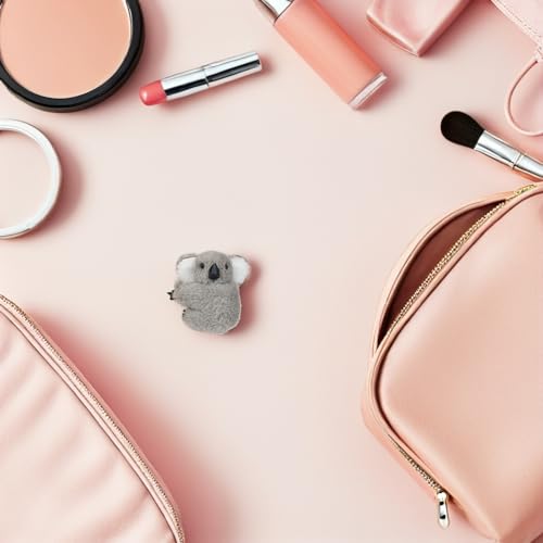 Barrettes griffes mignonnes gris clair, le cadeau coiffure idéal - 4