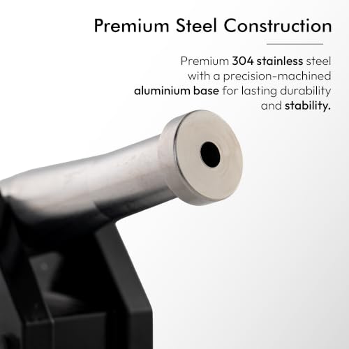 Image of CANNONX Titan-X Mini Cannon Showpiece | Premium Metal Desk Decor | 304 Stainless Steel Barrel & Aluminium Base | Military Gift for Men | Obsidian Black