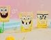 Silver Buffalo SG031SG1 Nickelodeon SpongeBob Faces Mini Glass Set, 4-Pack