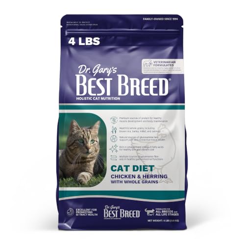 Best Breed Dr. Gary’s Cat Diet – Chicken Dry Cat Food, Veterinarian-Formulated…