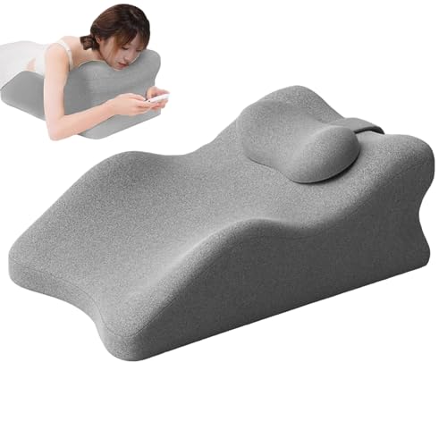 Almohada de Apoyo de Espuma para piernas, Almohada de elevación de Tobillo para piernas, cuña de Cama de Apoyo portátil, elevación de Tobillo, la Comodidad de la Rodilla para Descansar y Leer