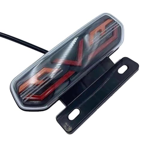 Piloto trasero de moto 12V con luz de freno y señal de giro para cuatriciclo