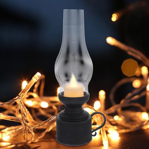 Lámpara de queroseno LED vintage LIFKOME para crear luz ambiental en mesas y bodas 4