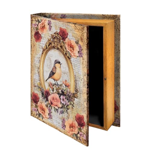 GLASSWINDS Vintage Faux Book Decorative Storage Boxes