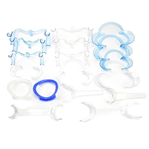 Miniatura 2 de 18 kits en un retractor dental intraoral de mejillas y labios para blanquear los dientes (18 unids/kit)