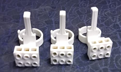 Image of Ceiling Fan Capacitor Clamp White (3Pcs)