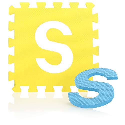 Puzzle de sol enfant tapis mousse alphabet lettres multicolores dès 2 ans