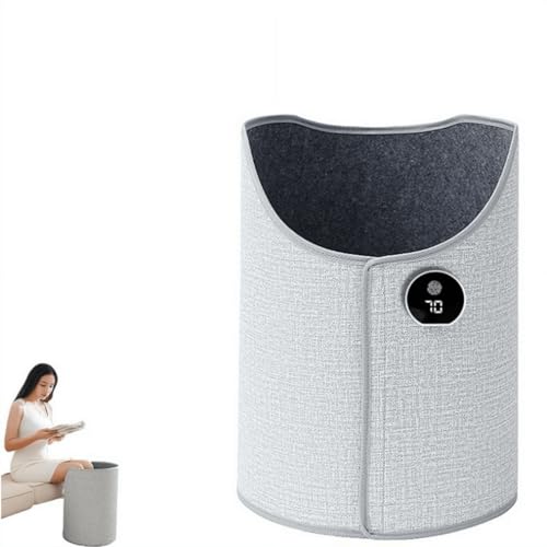 筒型 パネルヒーター デスク下 足元ヒーター 360°発熱 デスク下足元ヒーター 5段階温度調節 自動オフ機能 省エネ170W 折りたたみ式 オフィス 在宅ワーク フットウォーマー オフィスに最適 足温器