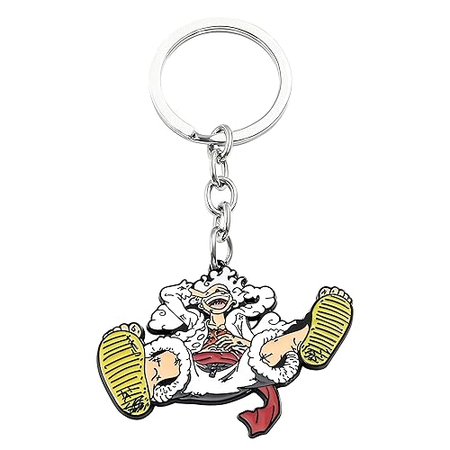 feimeng jewelry Anime Enamel Figure Keychain - Cute Creative Key Ring Chain, Backpack Bag Car Accessories Fans Gifts