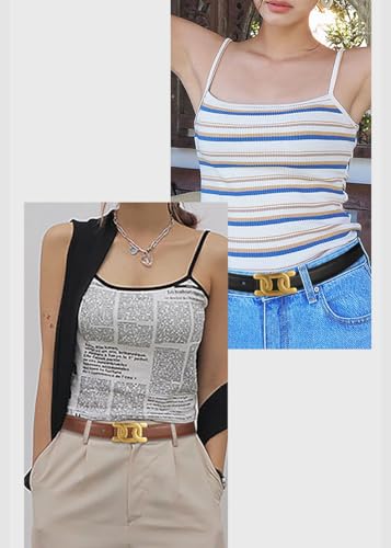 Classic Women's Genuine Leather Belt - Timeless Fashion Accessory for Jeans, Dresses & Pants2