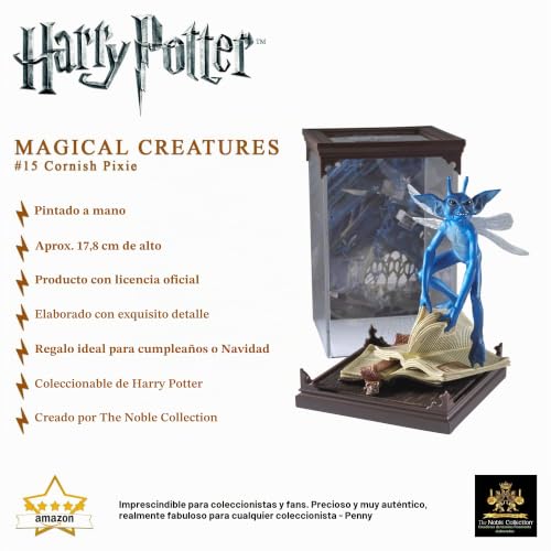 Cornish Pixie de Harry Potter: figura decorativa pintada a mano para tu biblioteca 4