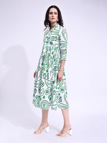 Image of PURVAJA Women's Maxi Cotton Blend Dress