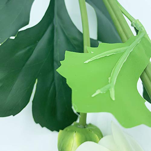 Riese Ranunculo Bouquet mit 55 cm natürlicher Berührung mit Ø12 cm Blüten in Weiß