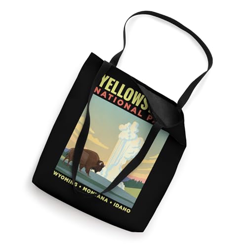 Bolso tote vintage de Parque Nacional Yellowstone, EE.UU., Wyoming, regalo miniatura 2