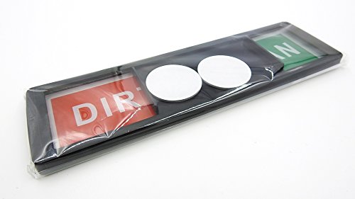 Bhdudf Dishwasher Clean Dirty Magnet Sign Indicator In Black For All Dishwashers. Easily Determine If Dishes Inside The Dishwasher Are Clean Or Dirty By Home Medley, 7" X 2" (Dm510004) #TOP5