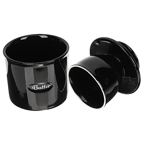 UPKOCH Keramik Butterdose Mit Deckel Wiederverwendbarer Butterbehälter Praktische Vorratsdose Für Küche Geeignet Für Butter Käse Und Desserts