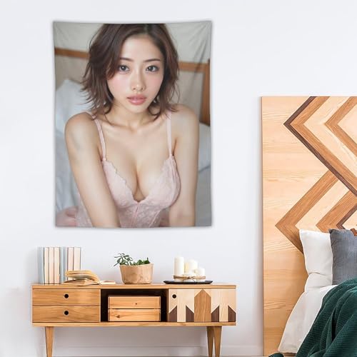石原さとみ 写真集 タペストリー (37) 壁掛け 布ポスター 室内装飾 壁飾り モダン 装飾アート 多機能 リビングルームベッドルーム ファッショナブルでトレンディ ユニークなギフト 30"x40" [4]