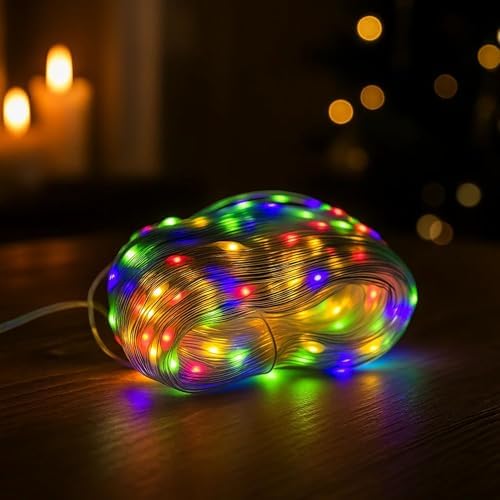 Genérico, Cordão Pisca Piscal Led Linha 30M com Lampadas Formato ...