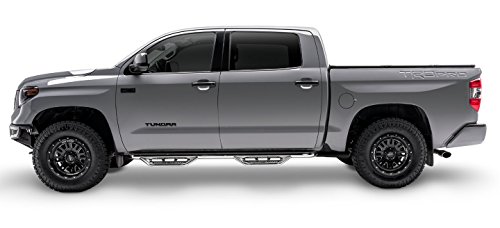 N-Fab Podium Ss Steps | Polished Stainless Steel, Cab Length | Hpt0786Cc-Ss | Fits 2007-2021 Toyota Tundra Crewmax All Beds, Srw Gas #TOP6