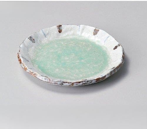 Round Dish (Medium) Sunflower Glaze Tusu 6.0 Round Dish [18.6 x 2.5 cm] Japanese Dishes