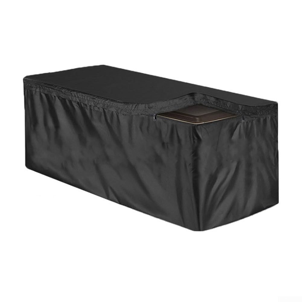 Heavy Duty Waterproof Cover for Rectangular Garden Storage Boxes UV Resistant and Secure (158*76*71cm )