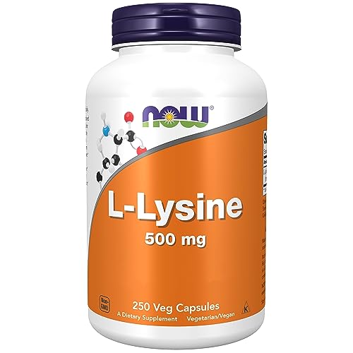 Lisina: cos'è, dove si trova, a cosa serve e benefici 5 Now Foods, L-lisina, 500 mg, 250 capsule vegane,...