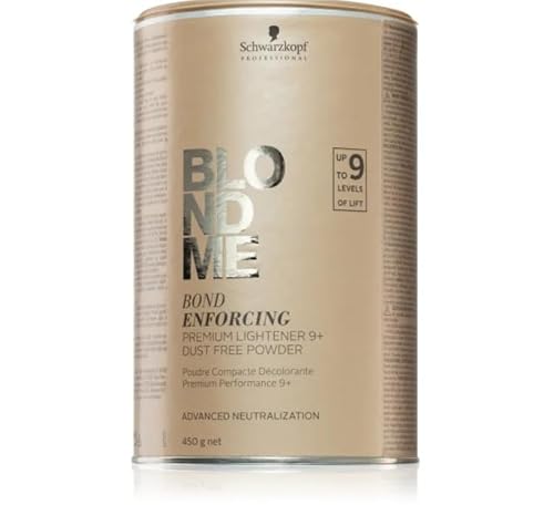 Produktfoto von Schwarzkopf Professional BlondMe Premium Aufheller 9+, 1er Pack (1 x 450 g)