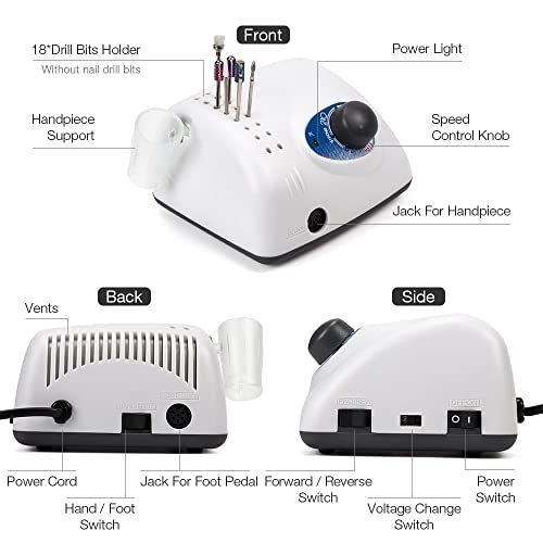Giroflee Strong 210 105L Model 40000RPM Electric Micro Motor Drill Machine - Image 4