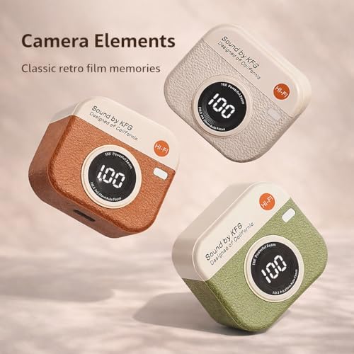 Image of Q85 Retro Gaming Earbuds with 36 Hours Playtime, Bluetooth 5.4 + ENC, 13mm HD BASS Drivers, IPX7 Sweat-Proof,Built-in Mic for Android & iOS (Green)