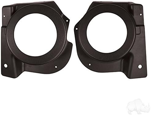 Fat Cat Golf Speaker Pod, Set of 2, Black ABS, E-Z-Go RXV 08+