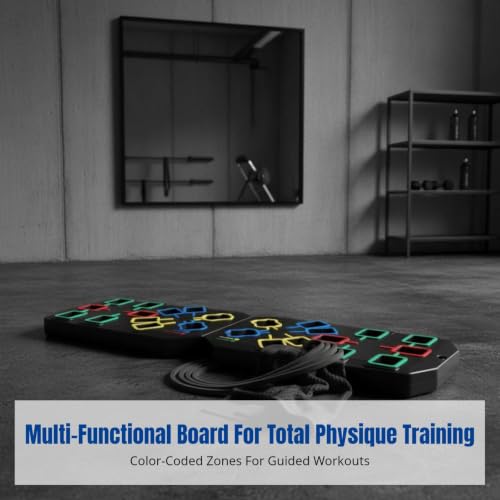 Image of Home Push Up Board, Multifunctional Training Board, Portable Stand, Ergonomic Handle, Chest Board with Handle