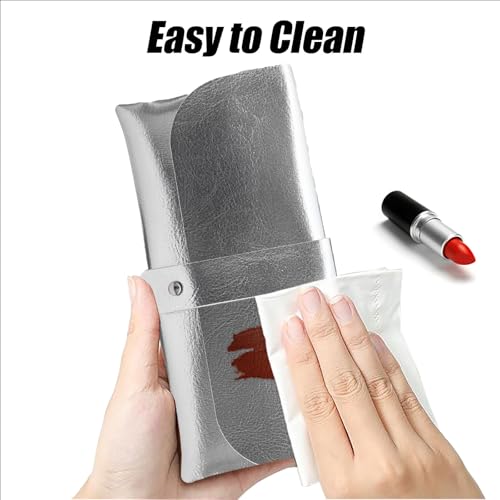 Image of Glasses storage bag Travel sunglasses myopia glasses storage bag Fashion leather storage bag