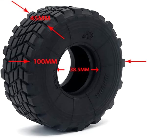 JDM XS45 Tyre Tires for 1/14 Truck Cars DIY JDM-190 RC Tractor Model
