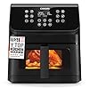 COSORI Airfryer, Heißluftfritteuse 6,2L mit Sichtfenster und Shake Reminder, 12-in-1 Heissluftfritteuse, Fritteuse 85 Prozent weniger Fett, 50 Rezepte, 55 Prozent energiesparend, einfache Reinigung