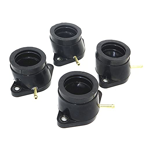 AKSYZ 4 stücke Vergaser Schnittstelle Adapter Ansaugkrümmer Schnittstelle Kleber Ansaugkrümmer Gelenkmanschette Für Yamaha XJR 1200 XJR1200SP XJR 1300 FJR1300
