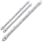 BARGAINS-GALORE 2 X Replacement Halogen Heater Element Tubes - Bulbs 400W | 170Mm, 208Mm, 225Mm, Quartz | Set of 2 | Super Bright Bulb Tube | Long Lasting (208Mm)