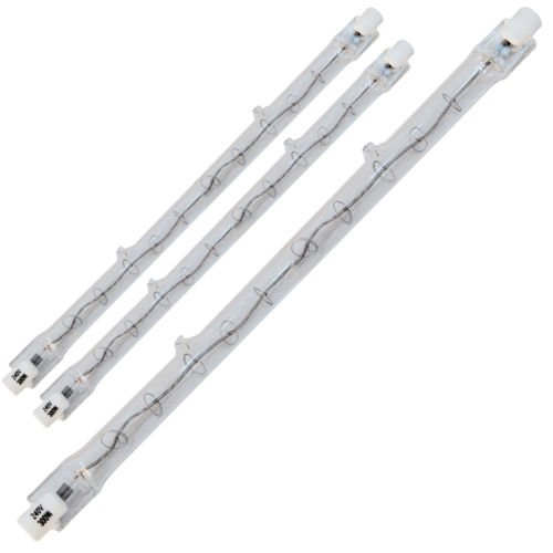 BARGAINS-GALORE 2 X Replacement Halogen Heater Element Tubes - Bulbs 400W | 170Mm, 208Mm, 225Mm, Quartz | Set of 2 | Super Bright Bulb Tube | Long Lasting (208Mm)