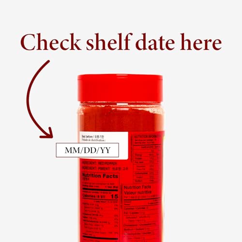 Wang Sun-Dried Coarse Gochugaru for Kimchi, Red Pepper Flakes, Chilli Powder, 7.05 Ounce