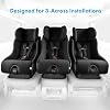 Clek Fllo Convertible Car Seat - Compact Design for 3-Across Seating, Extended Rear-Facing with Anti-Rebound Bar and Flame Retardant-Free (Railroad)