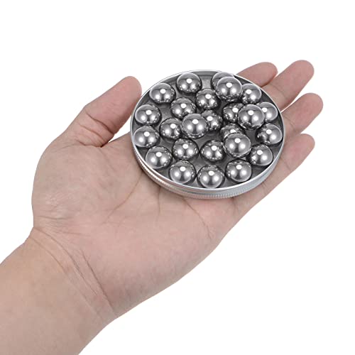 Billes de roulement en acier carbone poli de précision uxcell 15 mm