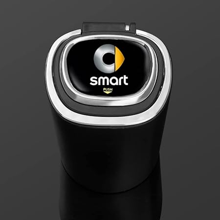 SHIFENG Metall Schlüsselanhänger Für Smart Fortwo & Forfour - Chrom Design