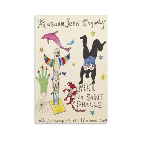 Niki De Saint Phalle Canvas Print 12x18