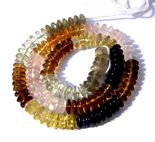 Perles pierres multicolores lisses 6mm pour création de bijoux uniques de haute qualité