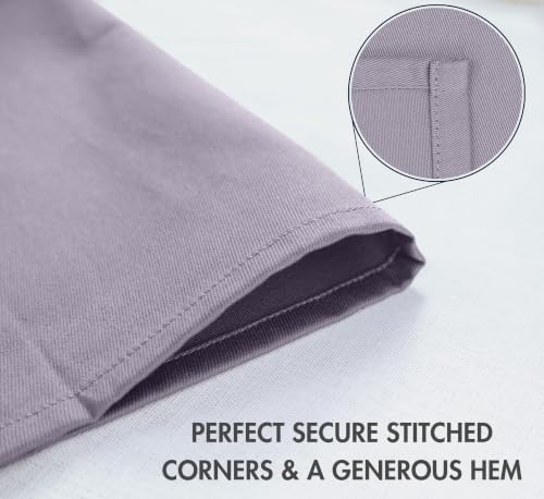 Image of Ruvanti Cloth Napkins Set of 4, Cotton Enrich 18 inchx18 inch - Coffee Grey